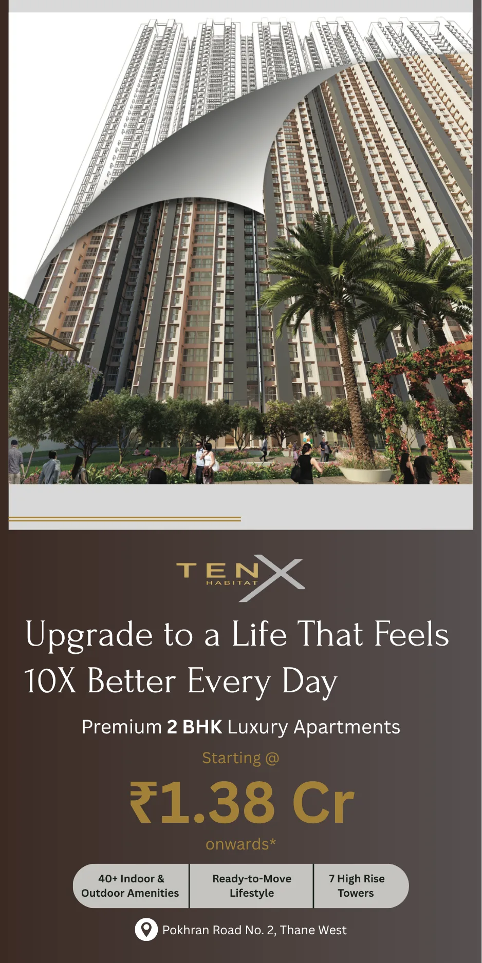 2 Bhk Near Viviana Mall Thane 